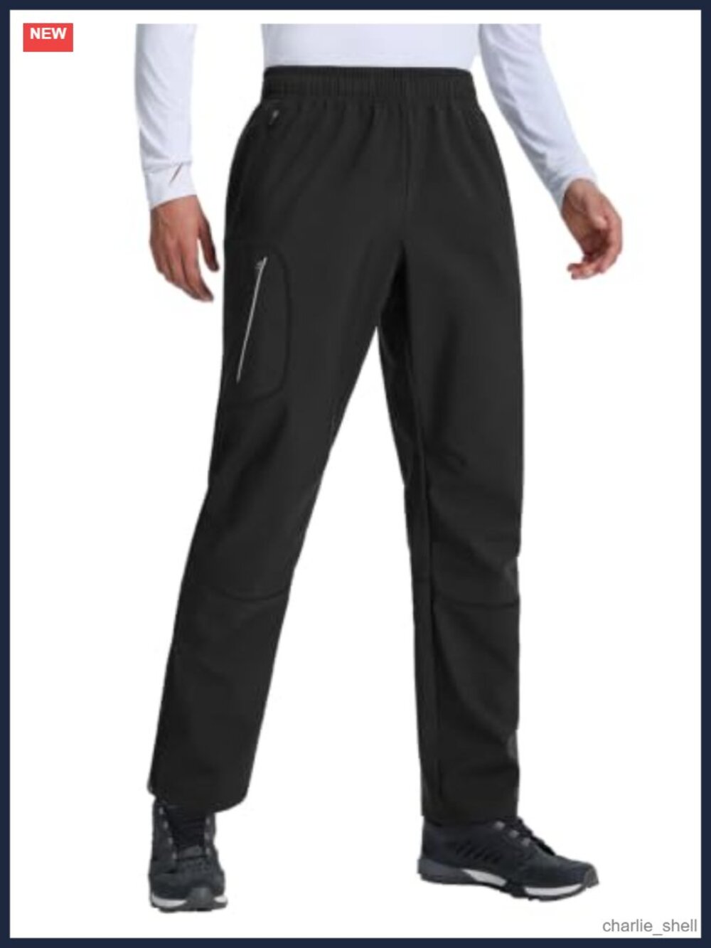 Fleece Lined Windproof Water Resistant Thermal Cycling Pants Tights